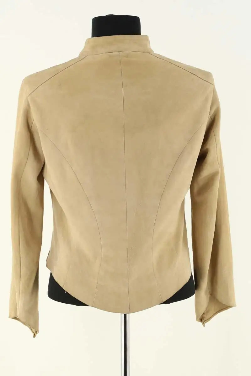 Veste Max Mara Beige en Cuir