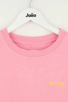 T-shirt Balzac Rose en Coton