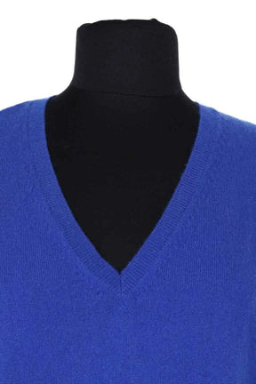 Pull Eric Bompard Bleu en Cachemire