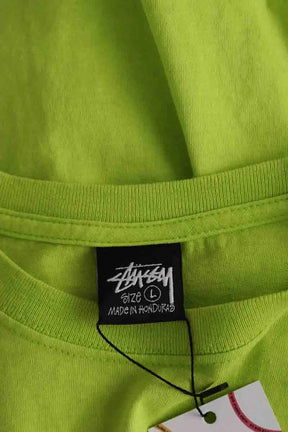 T-shirt Stüssy Vert en Coton