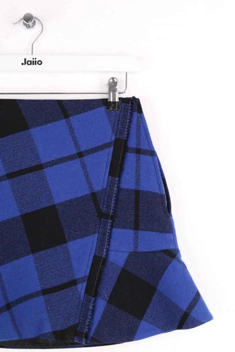 Jupe Sandro Bleu en Laine