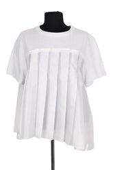 T-shirt Sacai Blanc en Coton, taille XL - Seconde Main