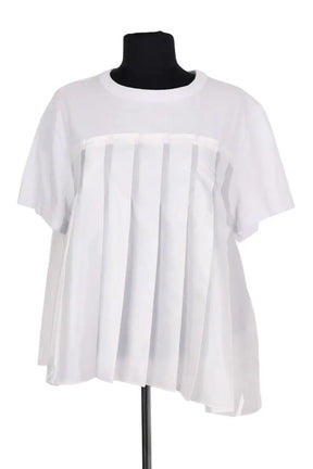T-shirt Sacai Blanc en Coton, taille XL - Seconde Main