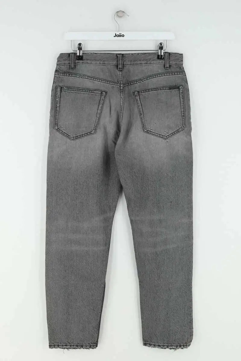 Jean droit Saint Laurent Anthracite en Coton