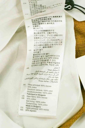 Bermuda Sandro Jaune en Viscose