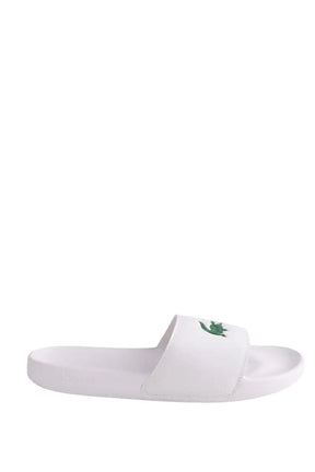 Sandales Lacoste Blanc en Synthétique, taille 43 - Seconde Main