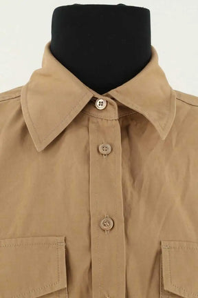Chemise Max Mara Camel en Coton