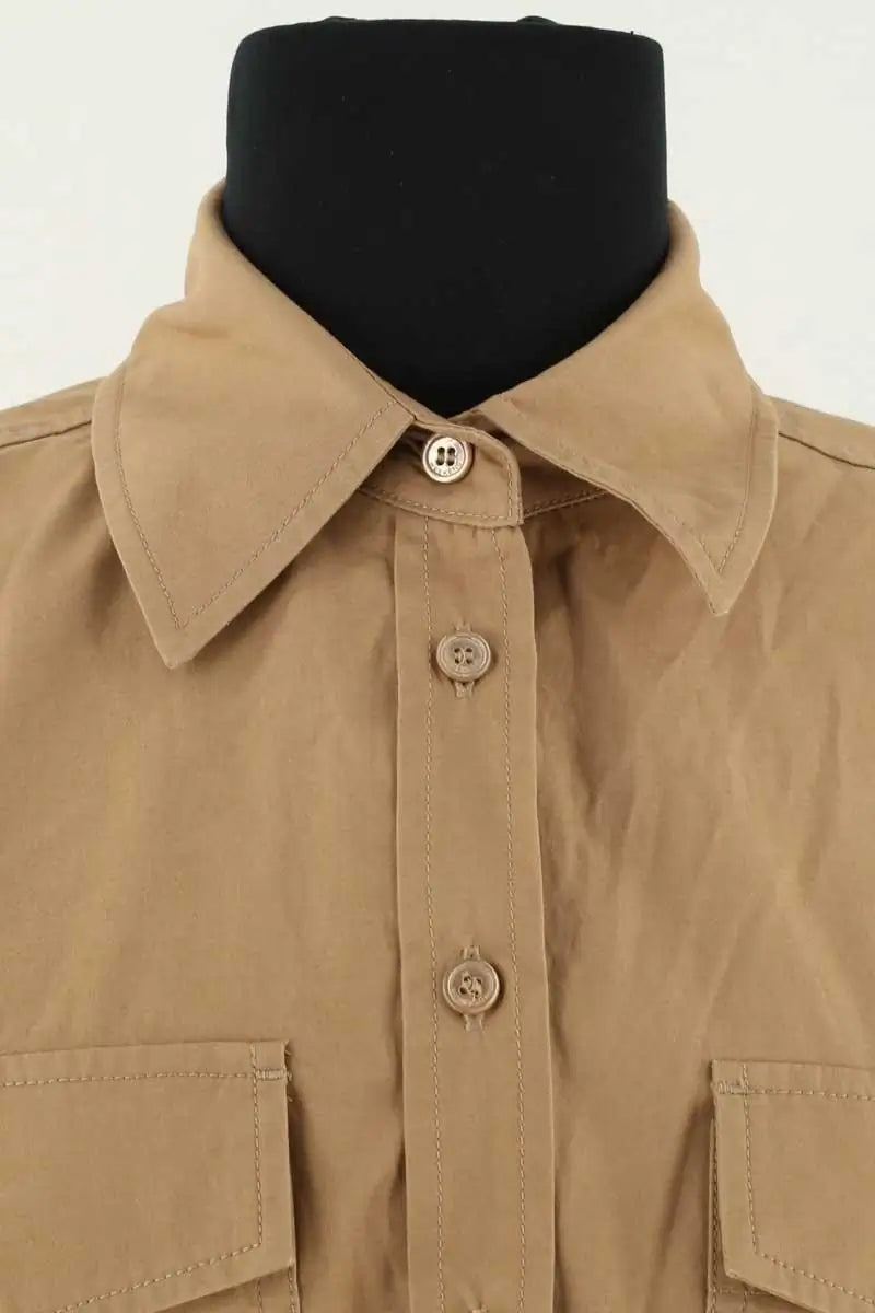 Chemise Max Mara Camel en Coton