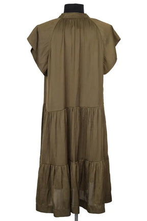Robe Zadig & Voltaire Kaki en Synthétique