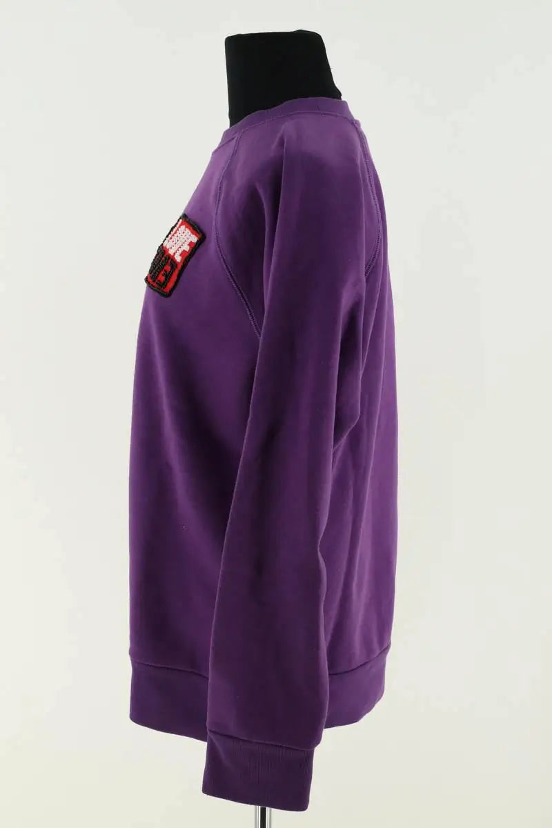 Sweatshirt Sandro Violet en Cachemire