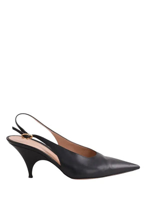 Talons Gianvito Rossi Noir en Cuir, taille 40 - Seconde Main