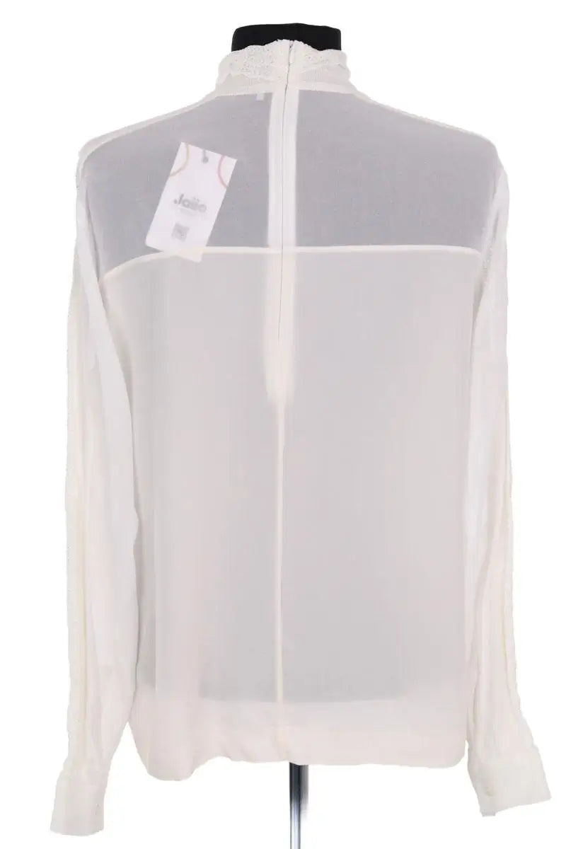 Blouse Sandro Beige en Soie