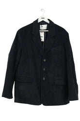 Blazer The Frankie Shop Marine en Velours, taille S - Seconde Main
