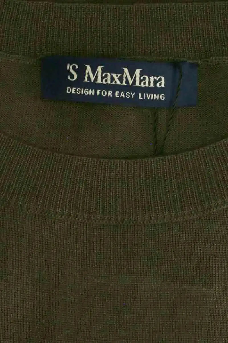 Top Max Mara Marron en Synthétique