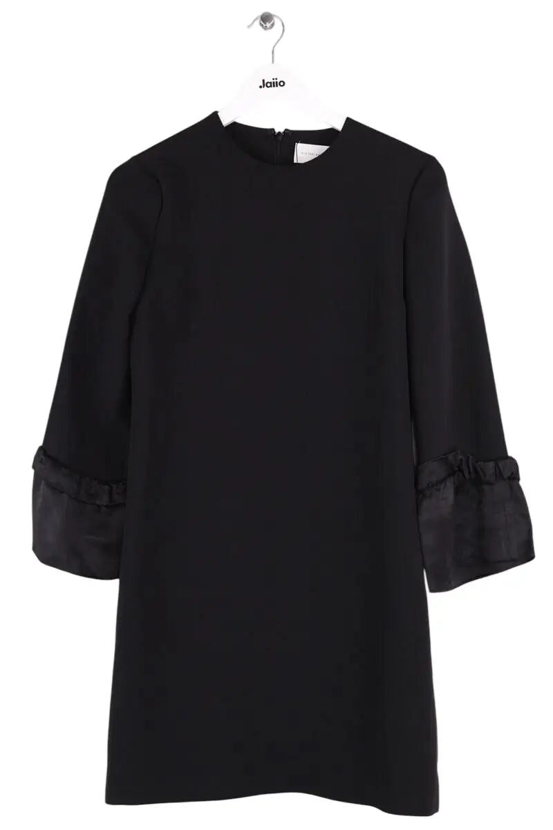 Robe Victoria Beckham Noir en Synthétique, taille XS - Seconde Main