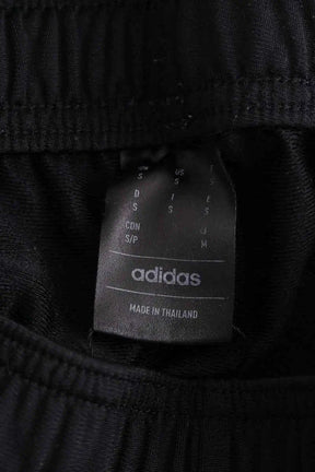 Pantalon droit Adidas Noir en Synthétique