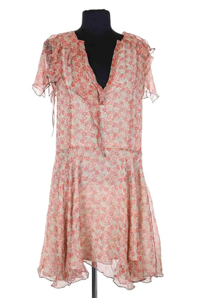 Robe Zadig & Voltaire Rose en Soie, taille XS - Seconde Main