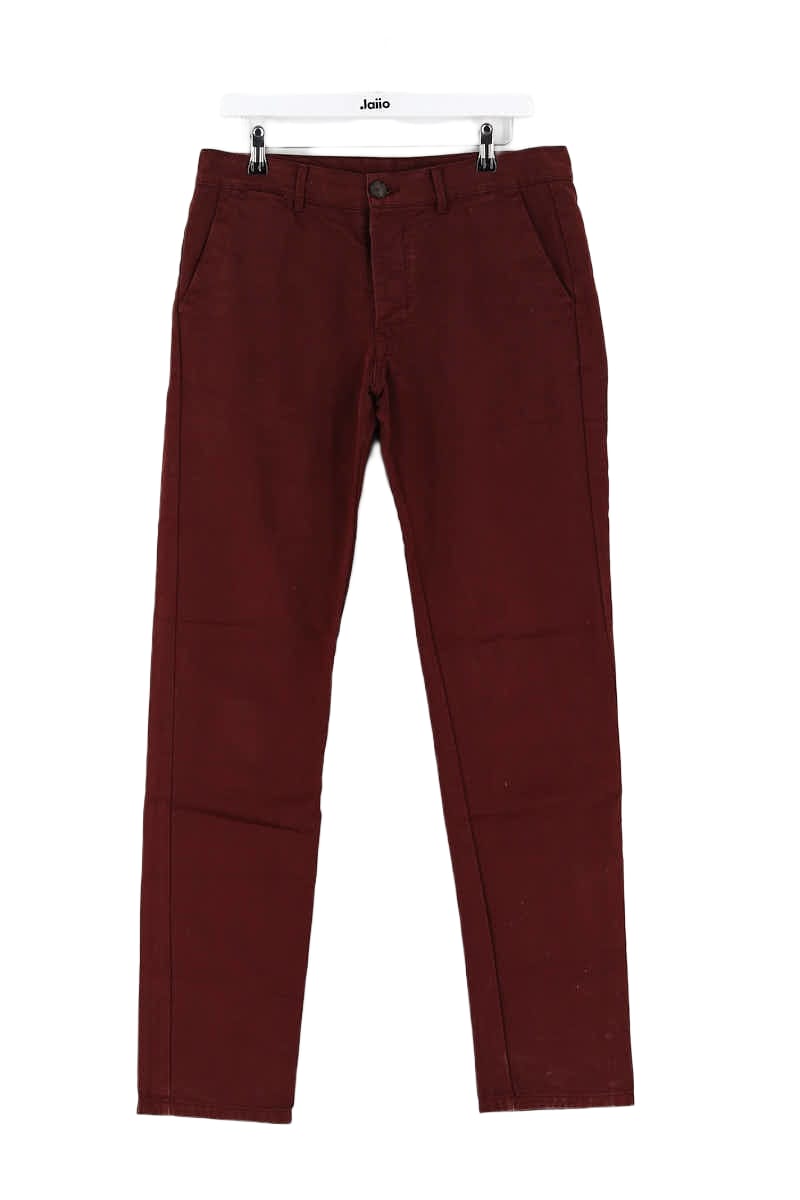 Pantalon slim Other Brand  Bordeaux