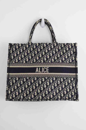 Cabas Dior Book Tote Bleu