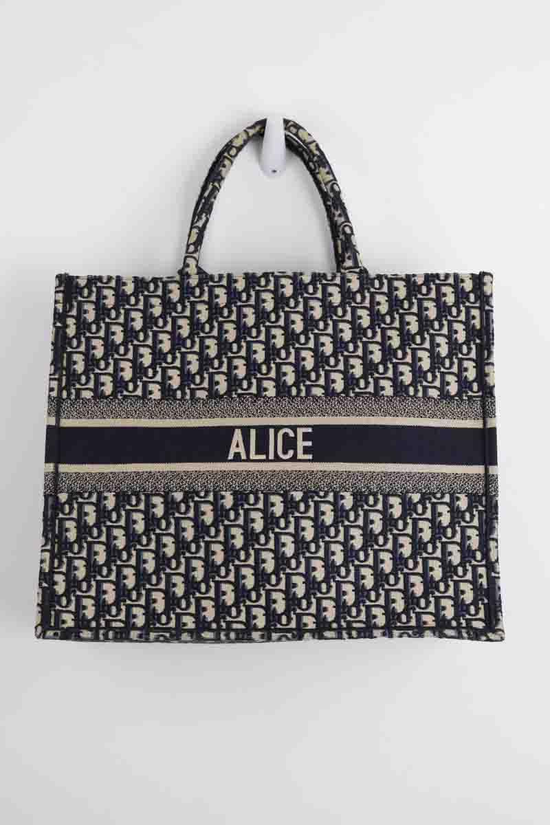 Cabas Dior Book Tote Bleu