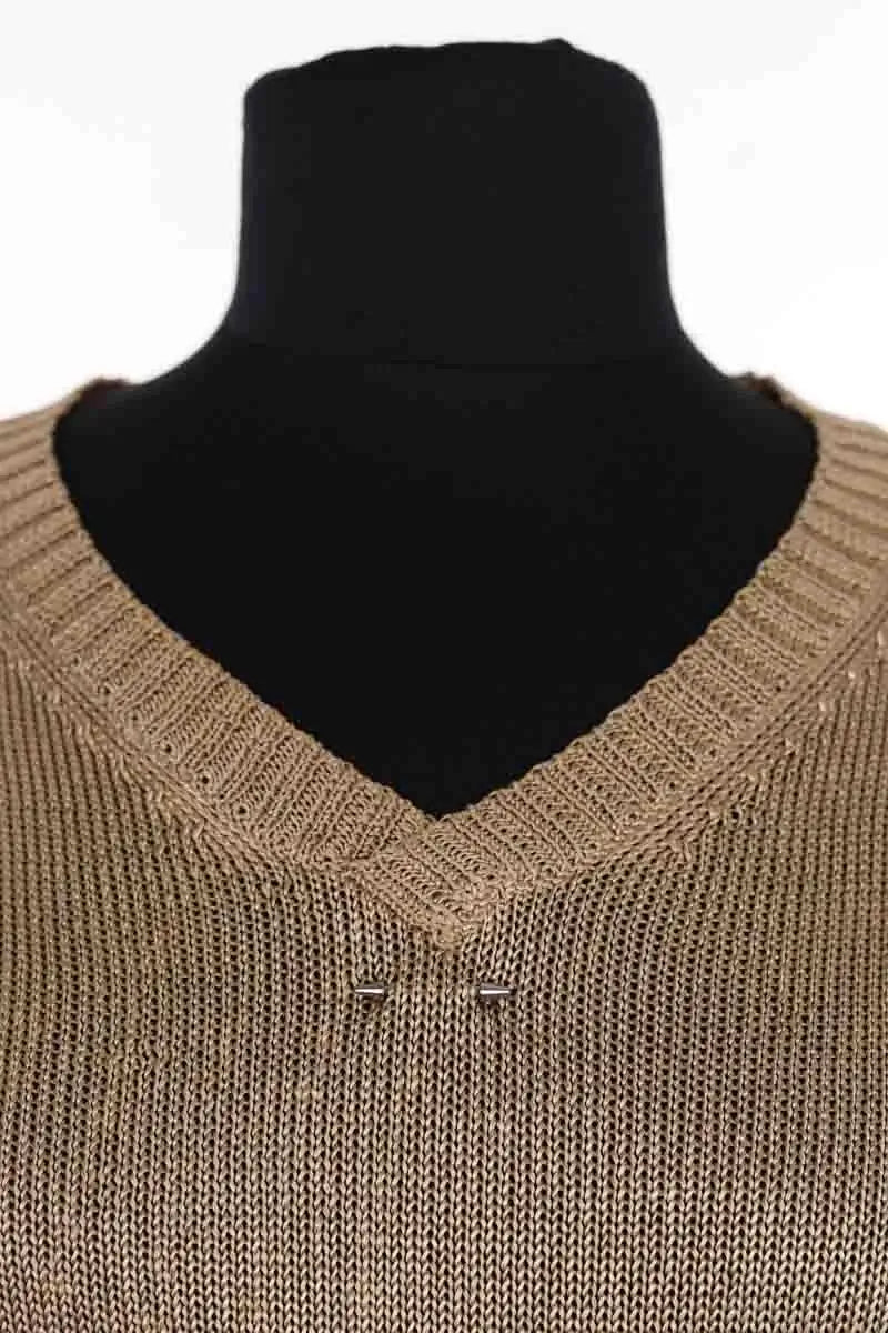 Pull Barbara Bui Doré en Synthétique
