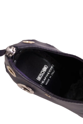 Talons Moschino Violet en Cuir