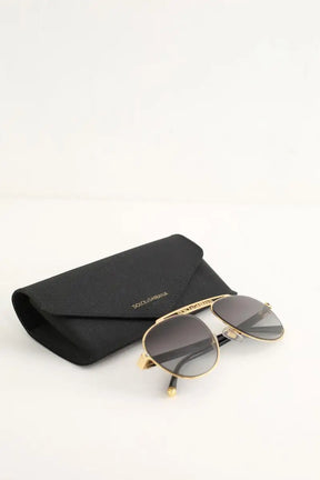 Lunettes d'aviateur Dolce & Gabbana  Doré