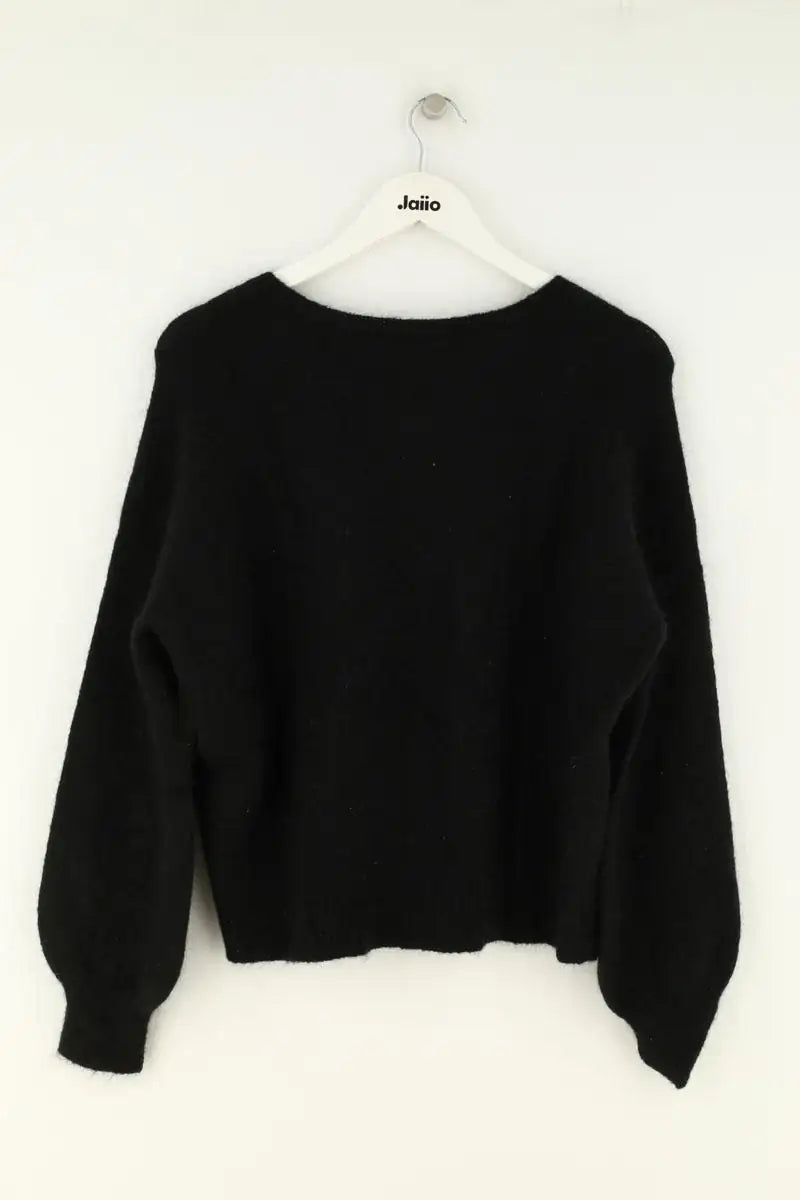 Pull Sézane Noir en Laine