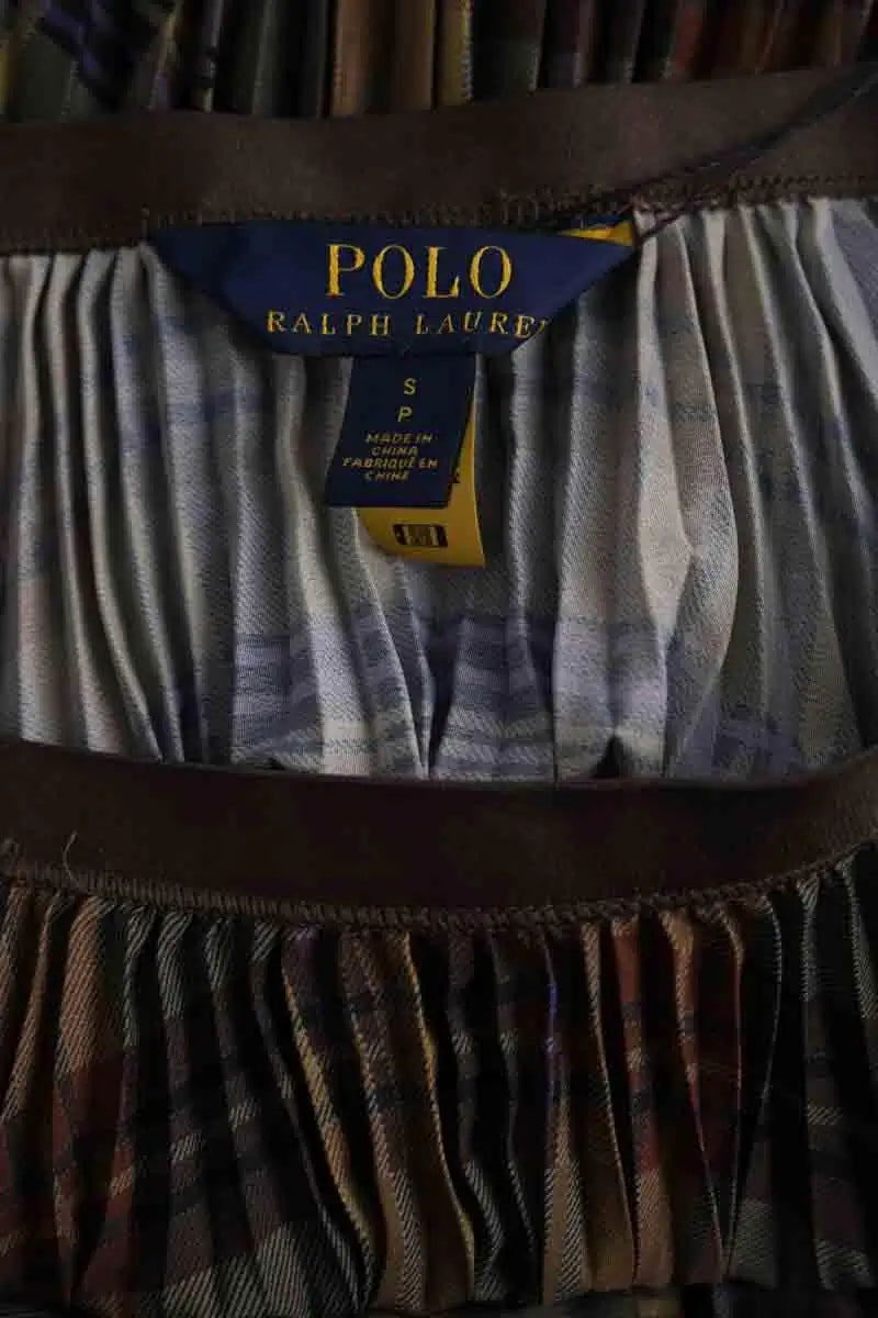 Jupe Ralph Lauren Kaki en Synthétique