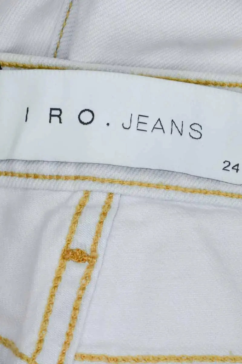 Jean droit Iro Bleu en Coton