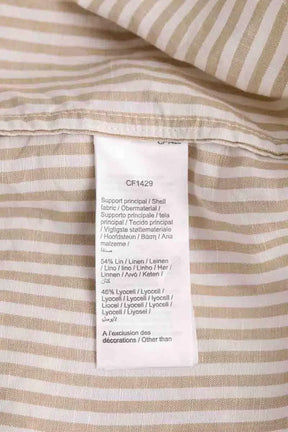 Chemise Lacoste Beige en Lin