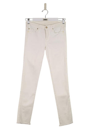 Jean 7 For All Mankind  Blanc