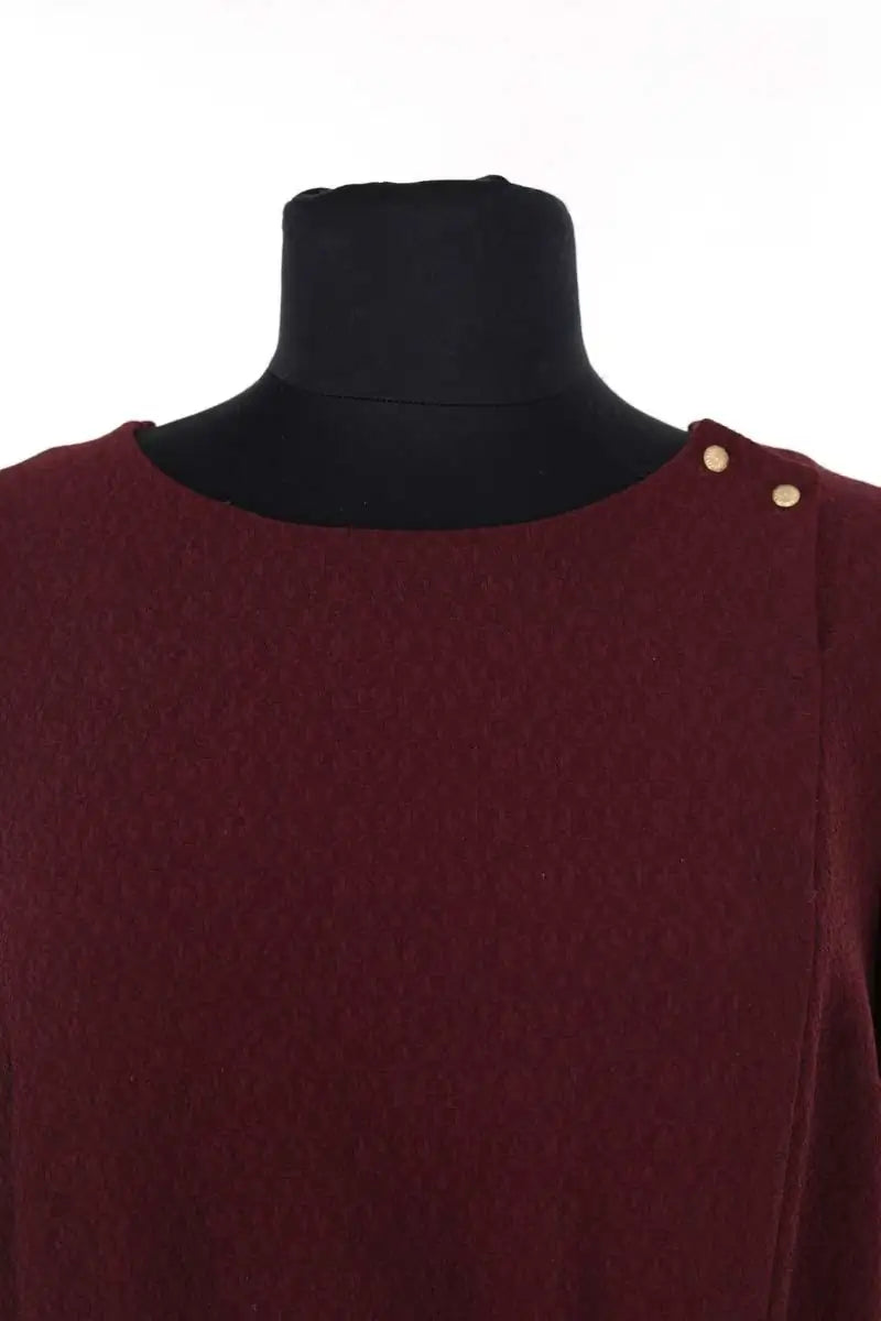 Robe Sézane Bordeaux en Synthétique