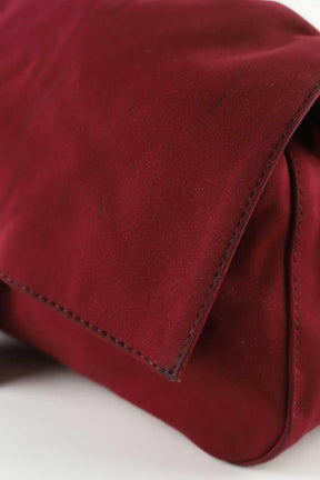 Sacs porté épaule Fendi Mamma Baguette Bordeaux