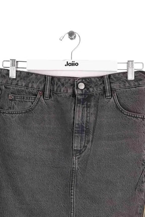 Mini jupe Iro Emiel Noir en Coton
