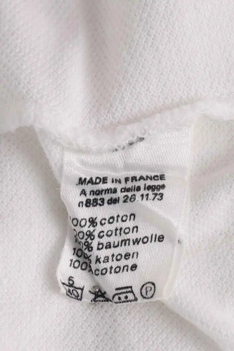Top sans manche Lacoste Blanc en Coton