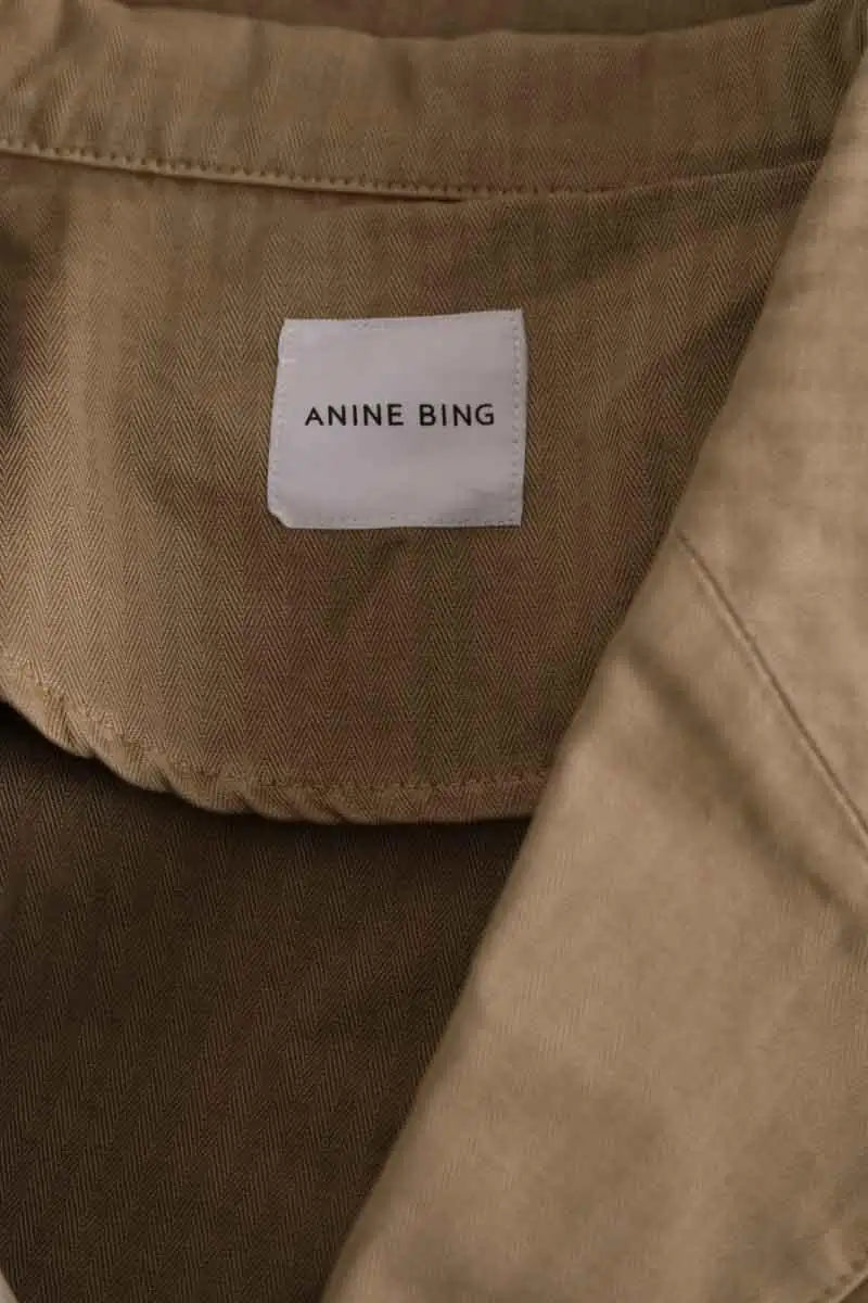 Veste Anine Bing Camel en Coton
