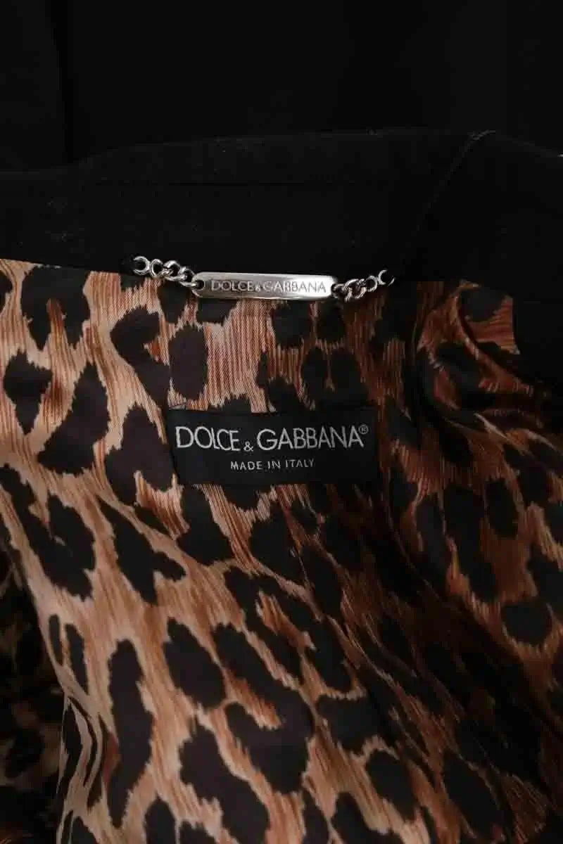 Blazer Dolce & Gabbana Noir en Laine