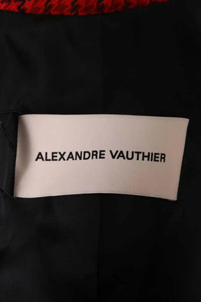 Blazer Alexandre Vauthier Rouge en Laine