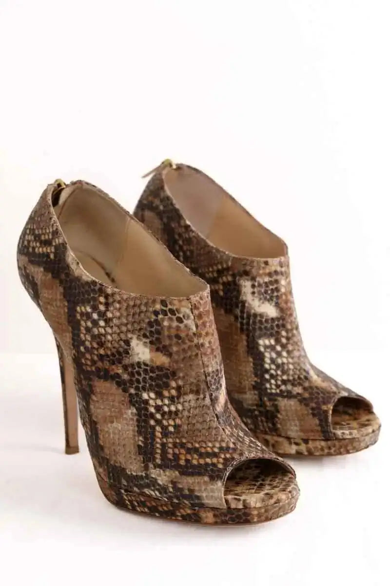 Boots Jimmy Choo Marron en Cuir