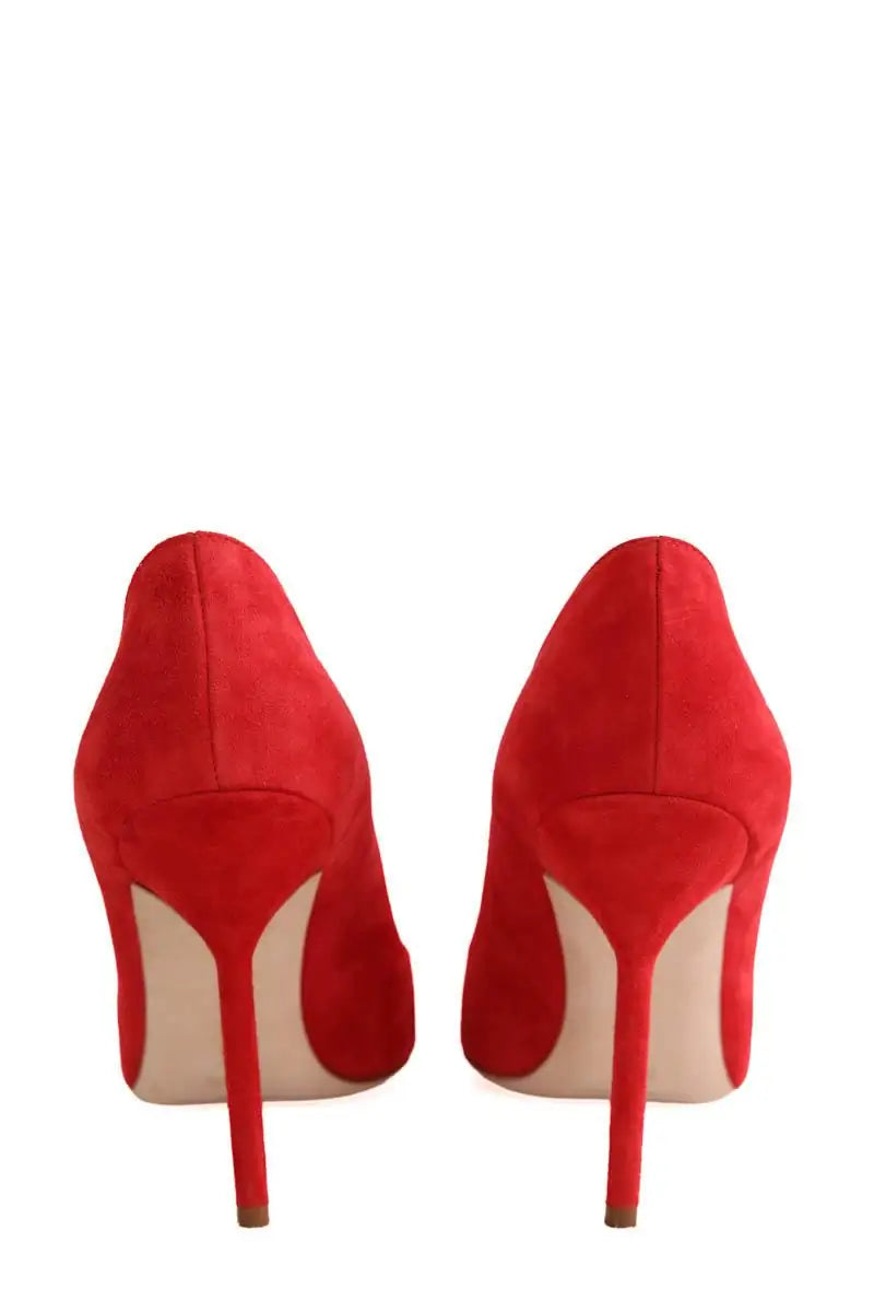 Talons Manolo Blahnik Rouge en Daim
