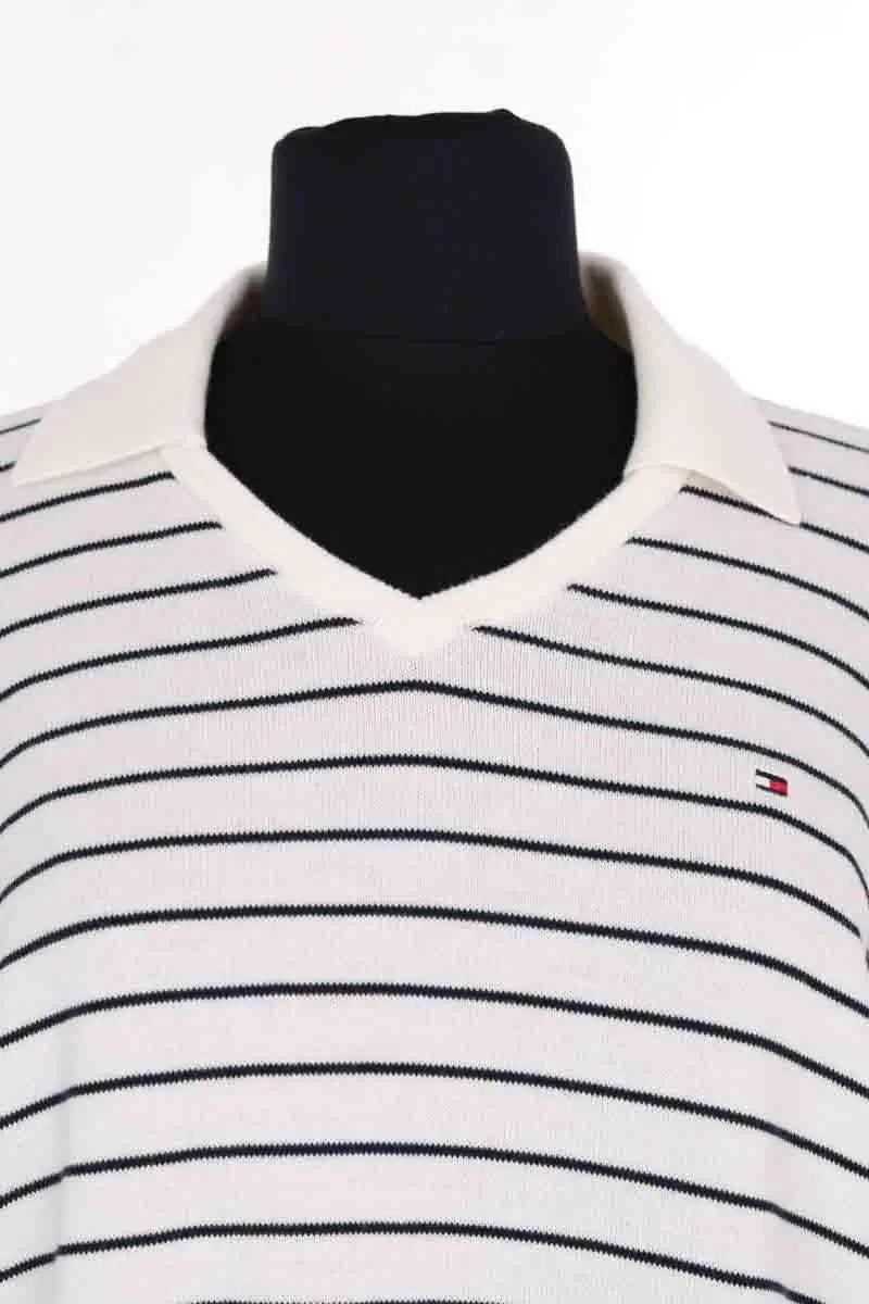 Pull Tommy Hilfiger Blanc en Coton