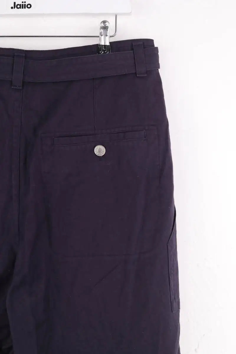 Pantalon droit Isabel Marant Violet en Coton