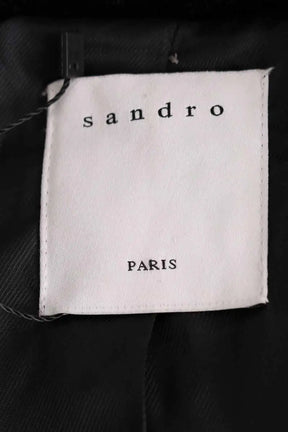Veste Sandro Noir en Cuir
