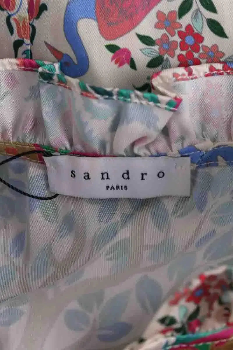 Robe Sandro Multicolore en Synthétique