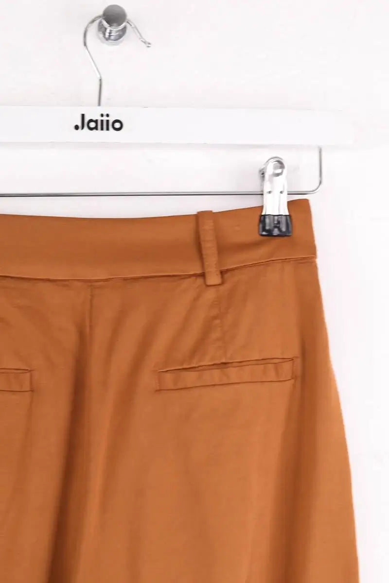 Pantalon droit Momoni Marron en Viscose