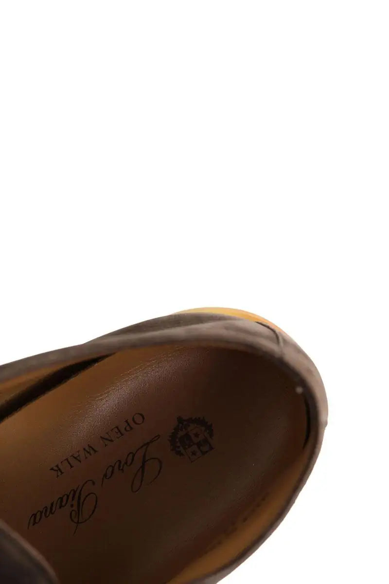 Mocassins Loro Piana Marron en Cuir