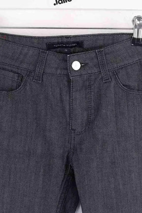 Jean droit Tommy Hilfiger Marine en Coton