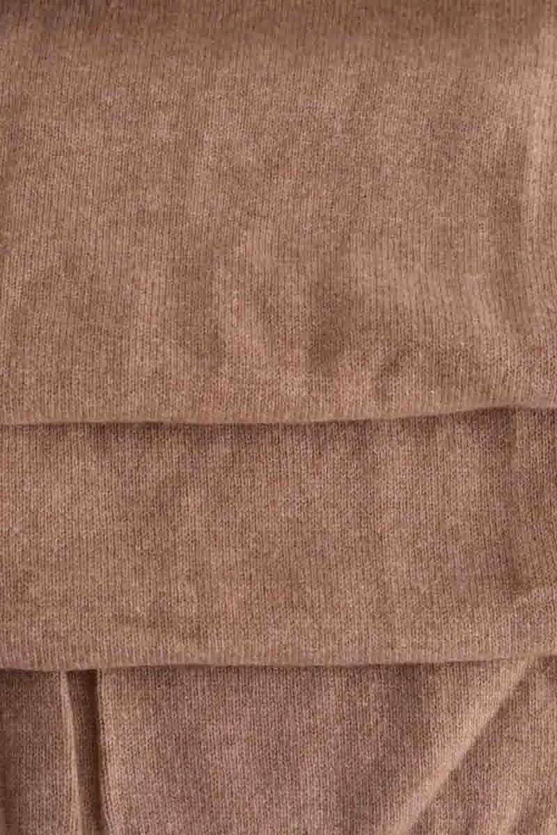 Écharpe Eric Bompard Camel en Cachemire