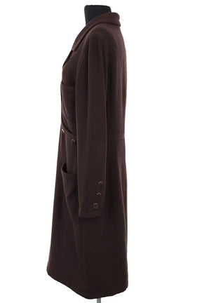Robe Chanel Marron en Laine